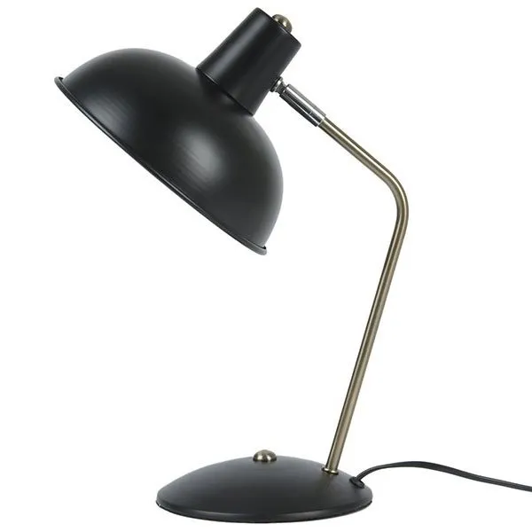 Leitmotiv Schreibtischlampe Hood Matt Schwarz