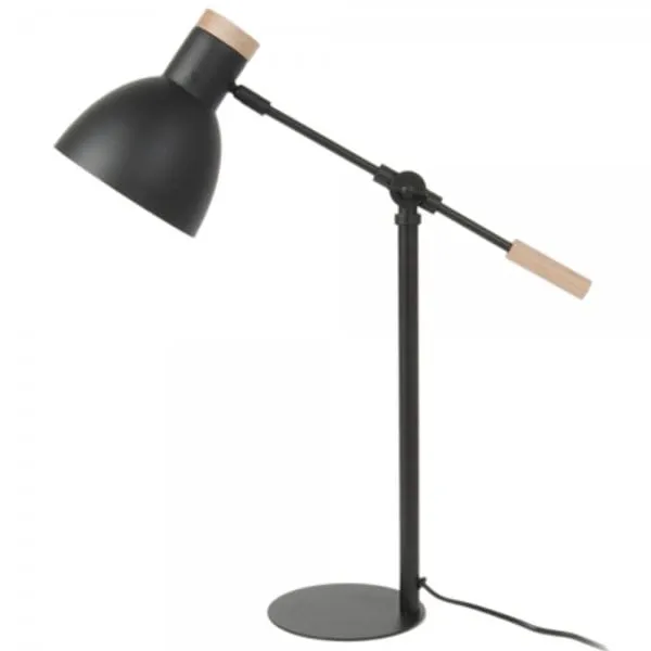 Leitmotiv Tischleuchte Stark Metal Matt Black (55x14,5cm)