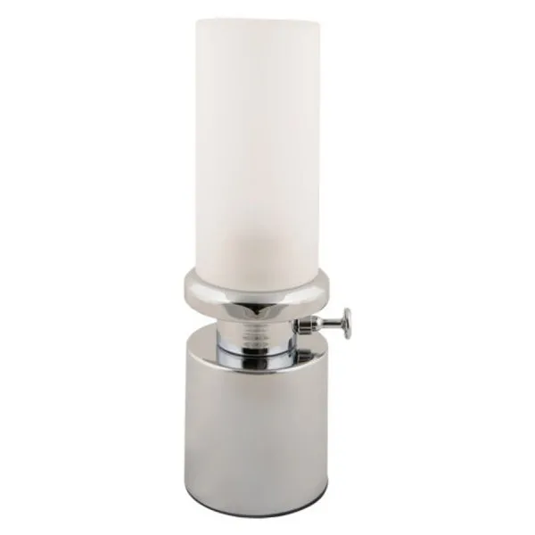 Leitmotiv portable Tischlampe Camp LED Chrome Plated