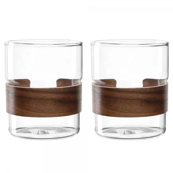 Leonardo Becher für Heißgetränke Teebecher Novo Legno (2er-Set) (430ml)