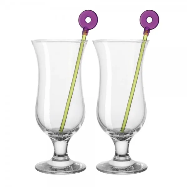 Leonardo Cocktailgläser Set Bar Hurricane Klar (4-teilig)