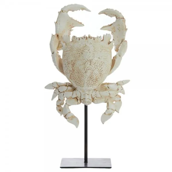 Light & Living Dekorationsobjekt Crab Krebs White