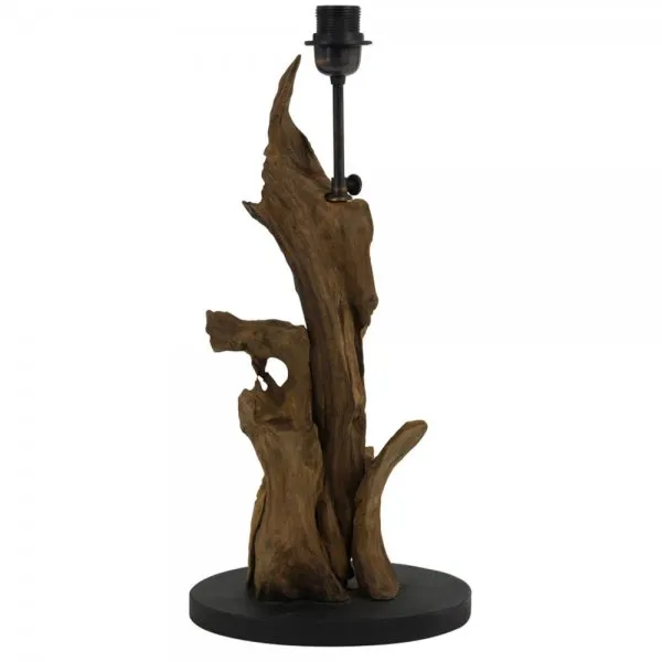 Light & Living Tischlampe Lampenfuß Ikal Treibholz (50cm)