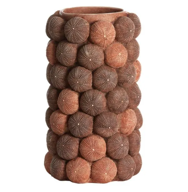 Light & Living Vase mit Seeigeln Sea Urchin Coralle (32,5cm)
