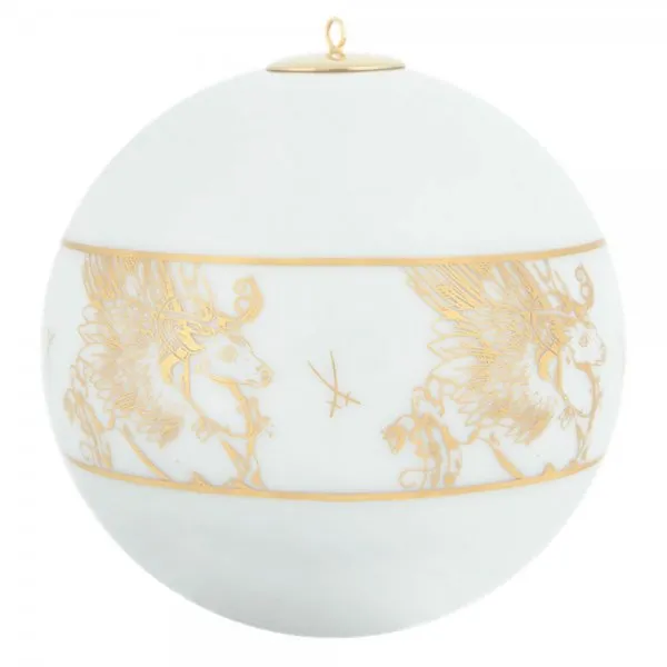 Meissen Christbaumkugel Kugel Christmas Peryton