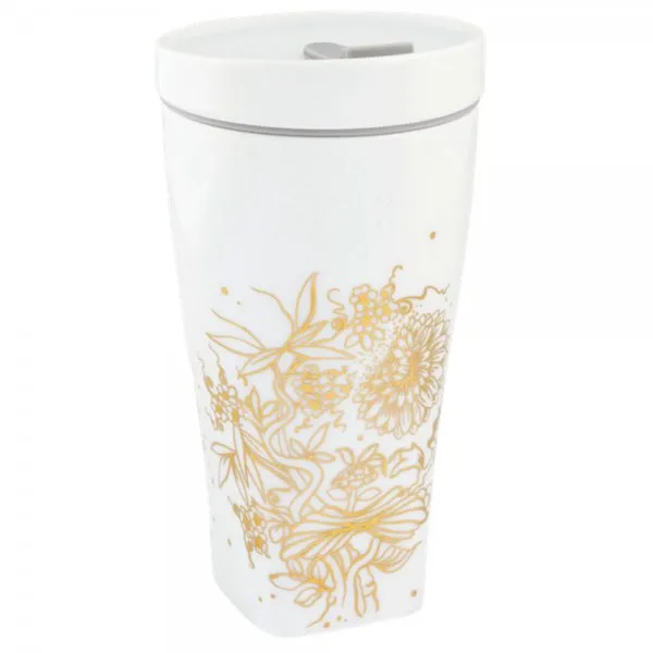 Meissen Coffee To Go Becher Nova Golden Onion Style