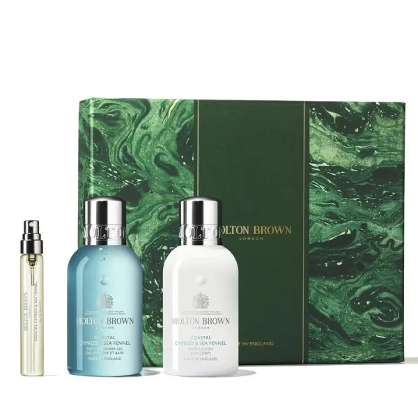 Molton Brown Travel Gift Set Geschenkset Coastal Cypress & Sea Fennel (3-teilig)