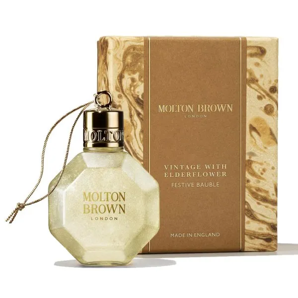 Molton Brown Xmas Festive Bauble Duschgel Vintage Elderflower (75ml)