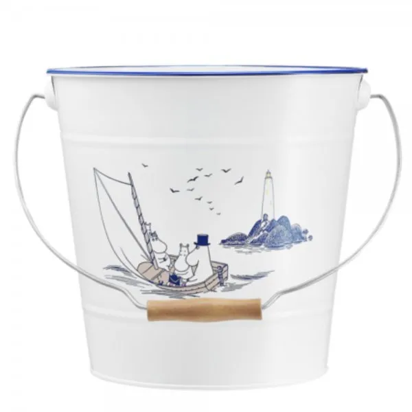 Muurla Metalleimer Mumins Moomin Sailors (10 L)