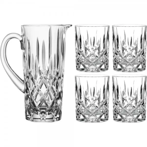 Nachtmann Gläser Set mit Krug Noblesse (5-teilig)