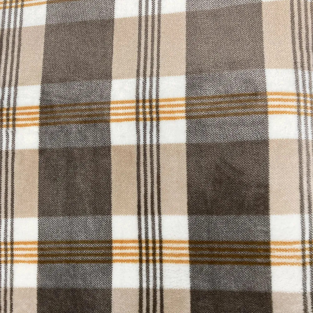 Kissenhülle, ca. 60 x 60 cm - Navy Check Small Brown