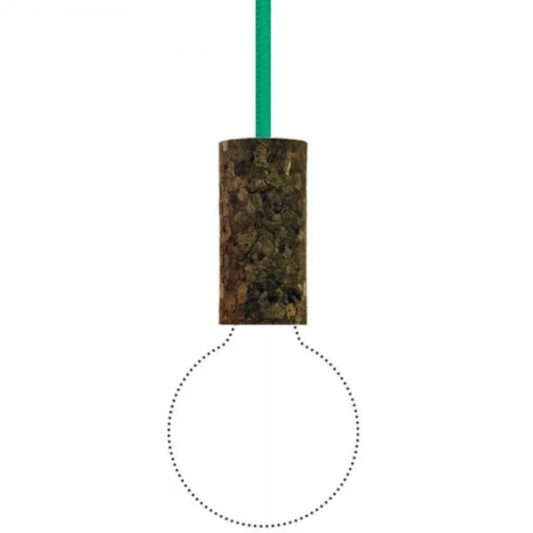 Nud Collection Pendelleuchte Cork Soil Emerald