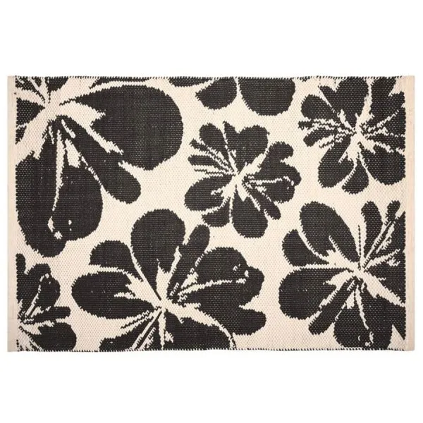 PAD Fußmatte Bloom Schwarz Beige (60x90cm)