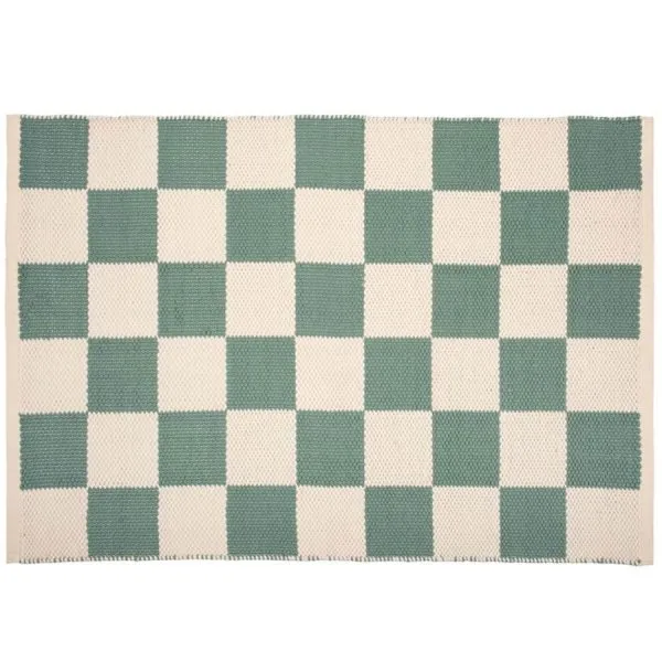 PAD Fußmatte Check Karomuster Opal Beige (80x160cm)