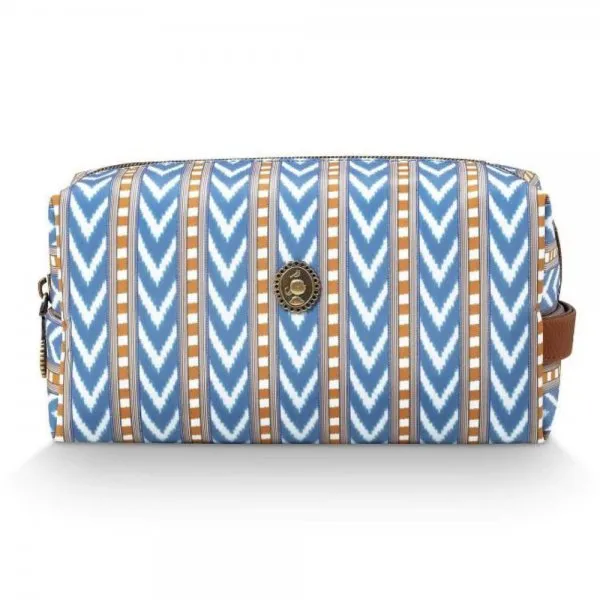 Pip Studio Kosmetiktasche Coco Samba Stripe Blue (M)
