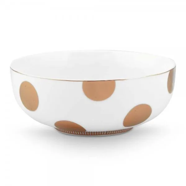 Pip Studio Schale Dot Delight White-Gold (15cm)