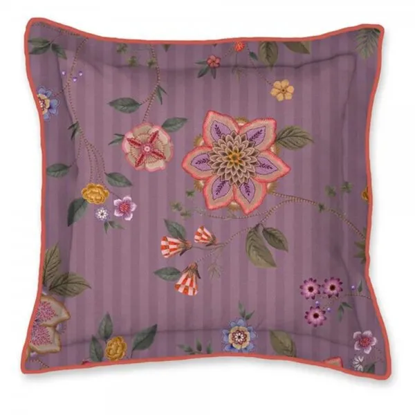 Pip Studio Zierkissen Quadratisch Flores Bailando Square Purple (45x45cm)