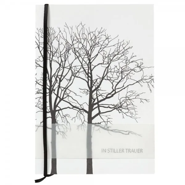 Räder Design Beileidskarte Letterpress In stiller Trauer
