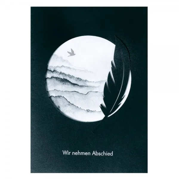 Räder Design Karte Beileidskarte Wir Nehmen Abschied