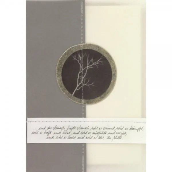 Räder Design Karte Beileidskarte Zweig