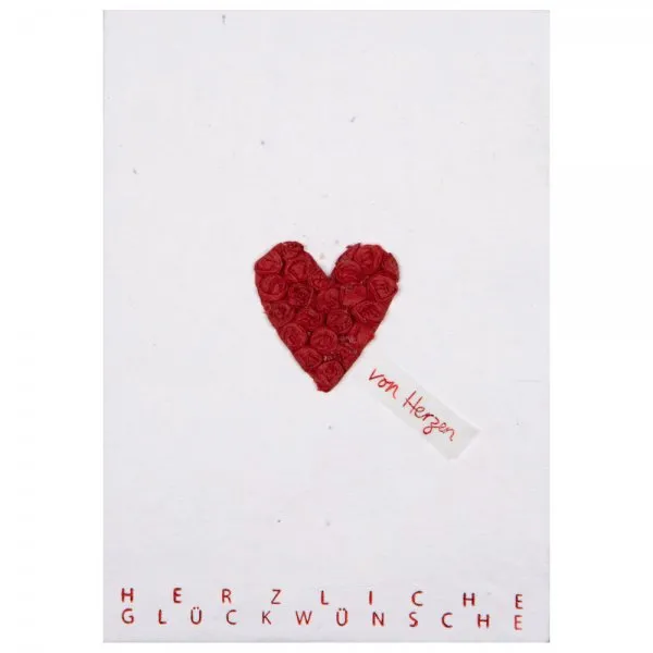 Räder Design Karte Glückwunschkarte Herz