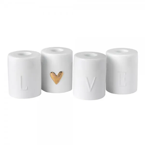 Räder Design Kerzenständer Set Love (4-teilig)