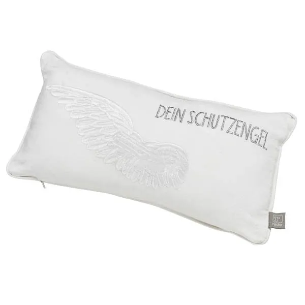 Räder Design Kissen Traumkissen Schutzengel Silber (33x17cm)