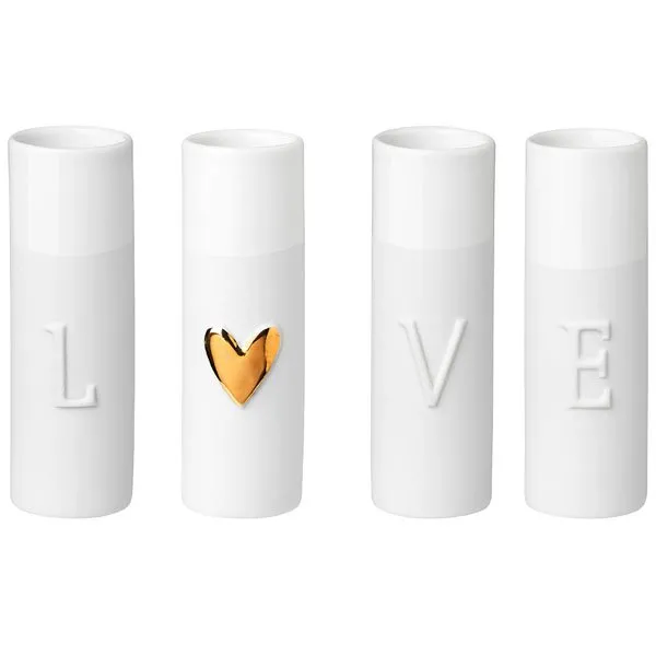 Räder Design Minivasen Wolke 7 LOVE (4-teilig)