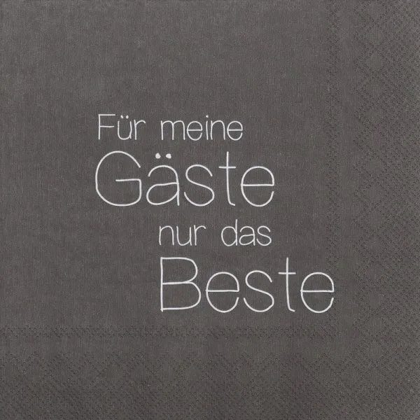 Räder Design Serviette Für meine Gäste nur das Beste (20-teilig)
