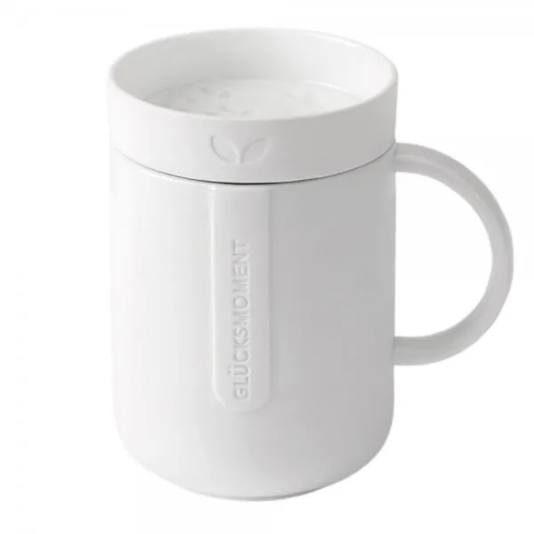 Räder Design Tasse mit Deckel Cozy Time Glücksmomente