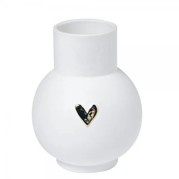 Räder Design Vase Herz Gold (10x13cm)