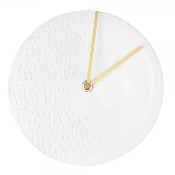 Räder Design Wanduhr Nimm Dir Zeit