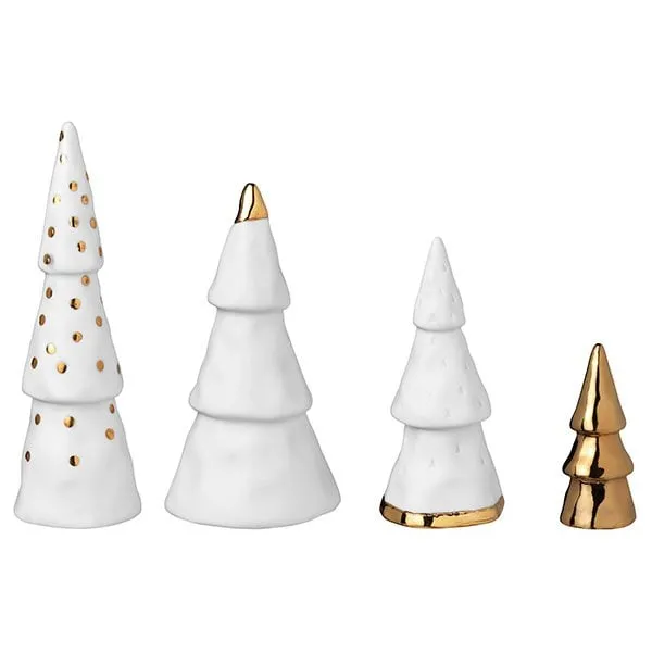 Räder Design Weihnachtswald Gold (4-teilig)
