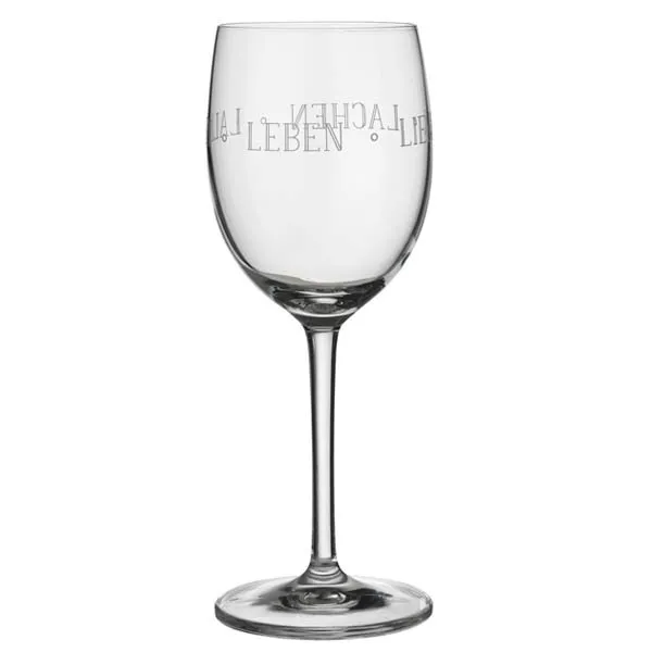 Räder Design Weinglas Leben Lieben Lachen Lalle