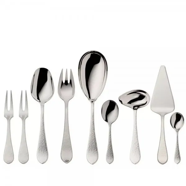 Robbe & Berking Vorlegegarnitur Martelé 925 (9-teilig)