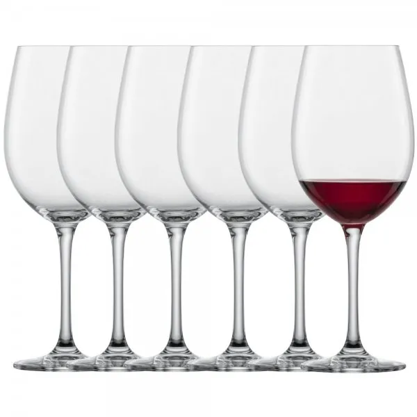 Schott Zwiesel Rotweinglas Set Classico Bordeauxpokal (6-teilig)