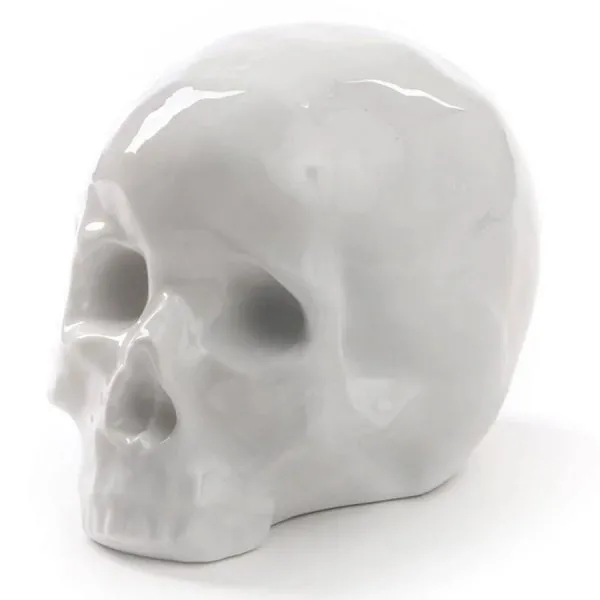 Seletti Dekorationsobjekt Totenkopf Memorabilia My Skull Weiß