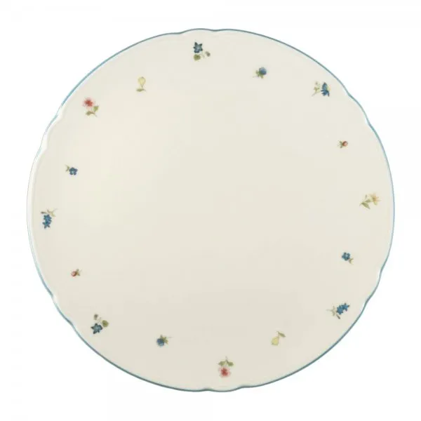 Seltmann Weiden Tortenplatte Marie-Luise Streublume Elfenbein (30cm)
