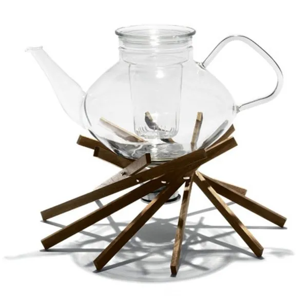 Side by Side Stövchen Keep On Nussholz