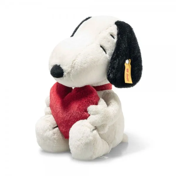 Steiff Kuscheltier Soft Cuddly Friends Snoopy Love Weiss (30cm)