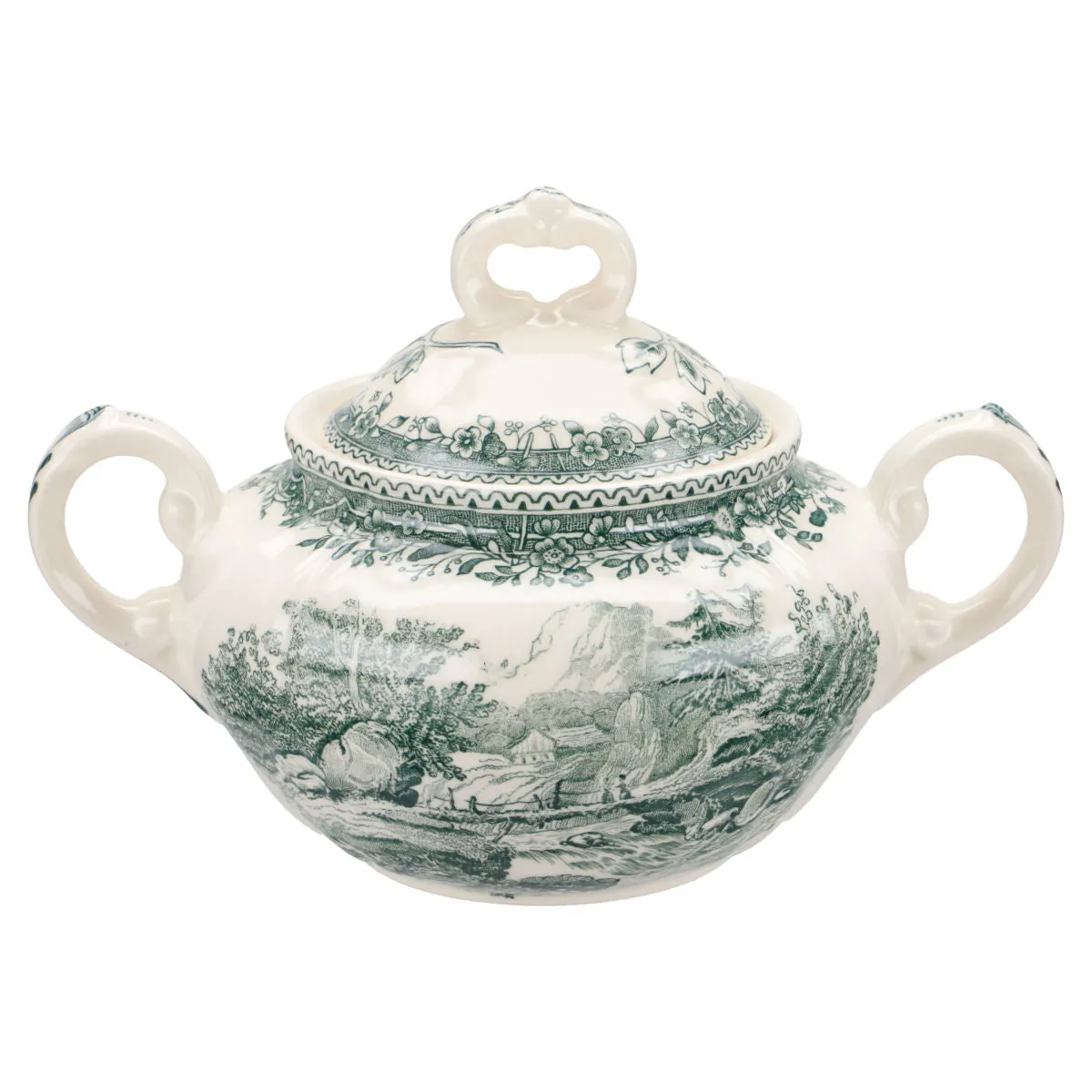 Zuckerdose - Villeroy & Boch Burgenland grün