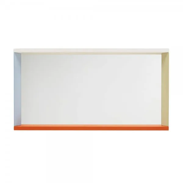 Vitra Wandspiegel Colour Frame Blau Orange (Medium)
