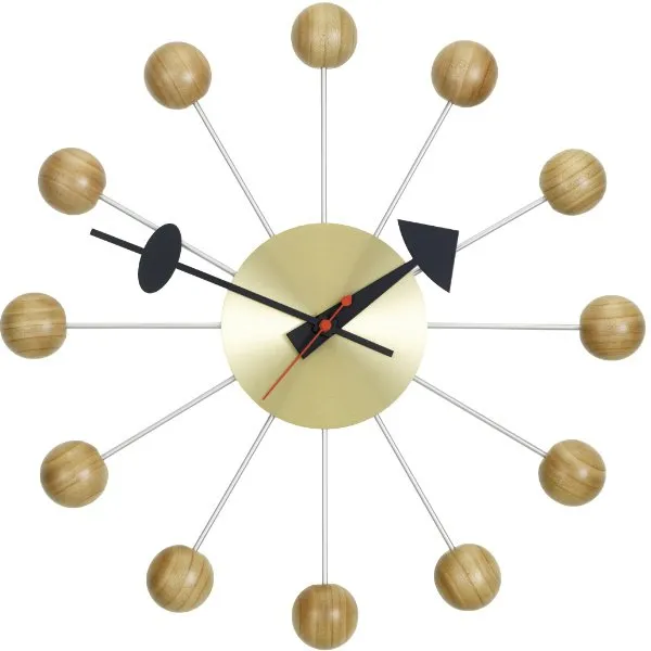 Vitra Wanduhr Ball Clock Kirschholz