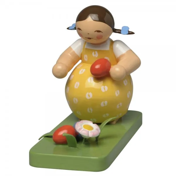 Wendt & Kühn Blumenkind Mädchen am Osternest