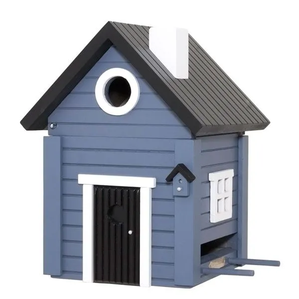 Wildlife Garden Nistkasten und Futterhaus Multiholk Blaues Haus