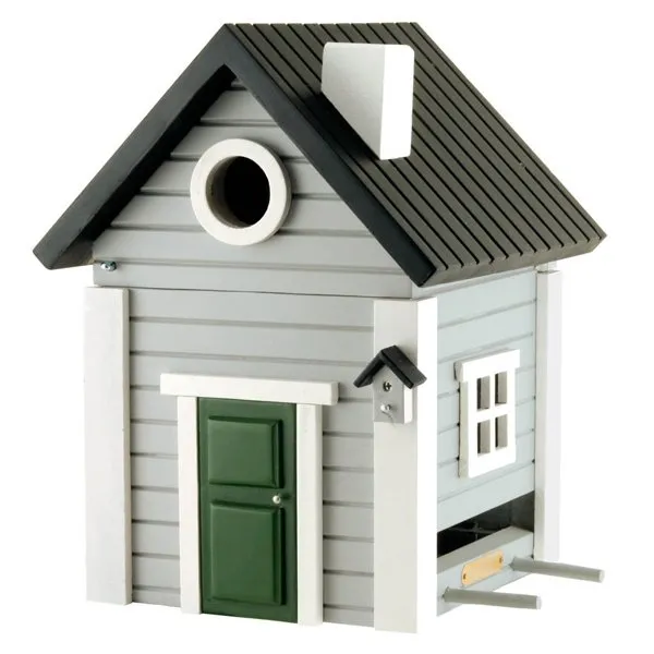 Wildlife Garden Nistkasten und Futterhaus Multiholk Graues Haus