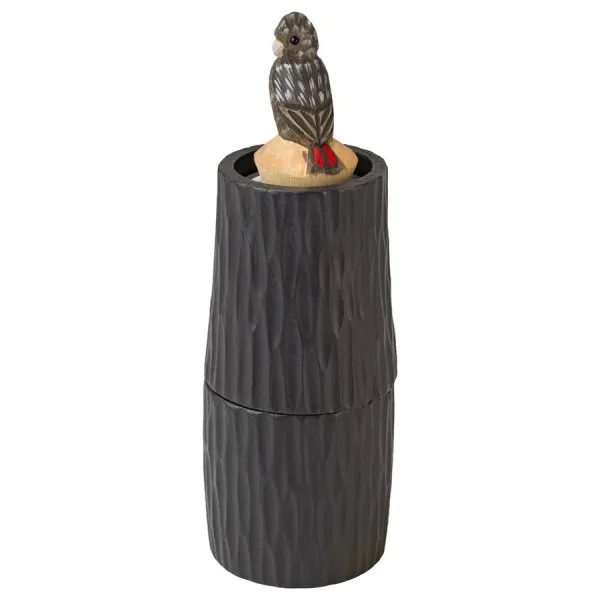 Wildlife Garden Salz- und Pfeffermühle Kakadu Schwarz