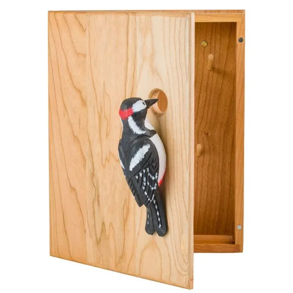 Wildlife Garden Schlüsselkasten Key Cabinet Specht