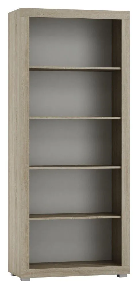 Regal Lorengau 26, Farbe: Sonoma Eiche - Abmessungen: 202 x 85 x 40 cm (H x B x T)