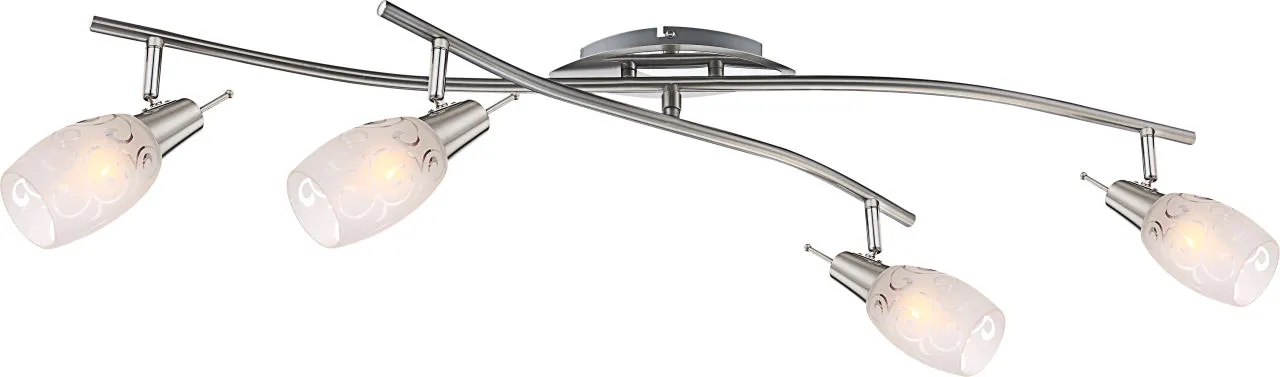 Lighting - FLORITA - Strahler Metall verchromt, 4x E14